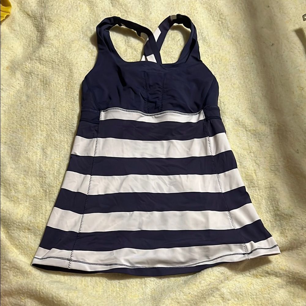 Lululemon Stuff Your Bra Tank II  navy